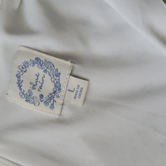 NWOT Blue rain floral romper - Picture 4 of 7